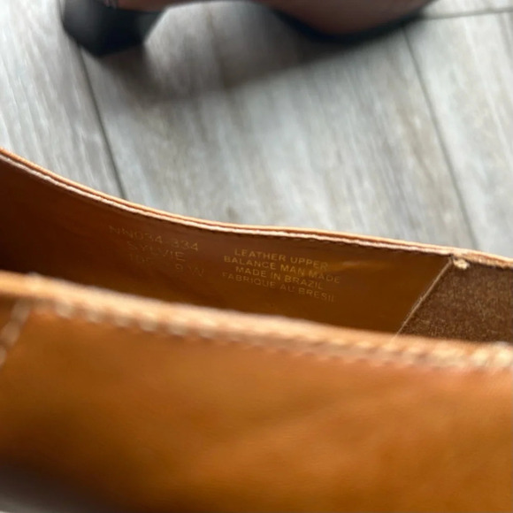 Naturalizer Sylvie Colour Block Square Toe Leather Pumps Loafer - Picture 11 of 14